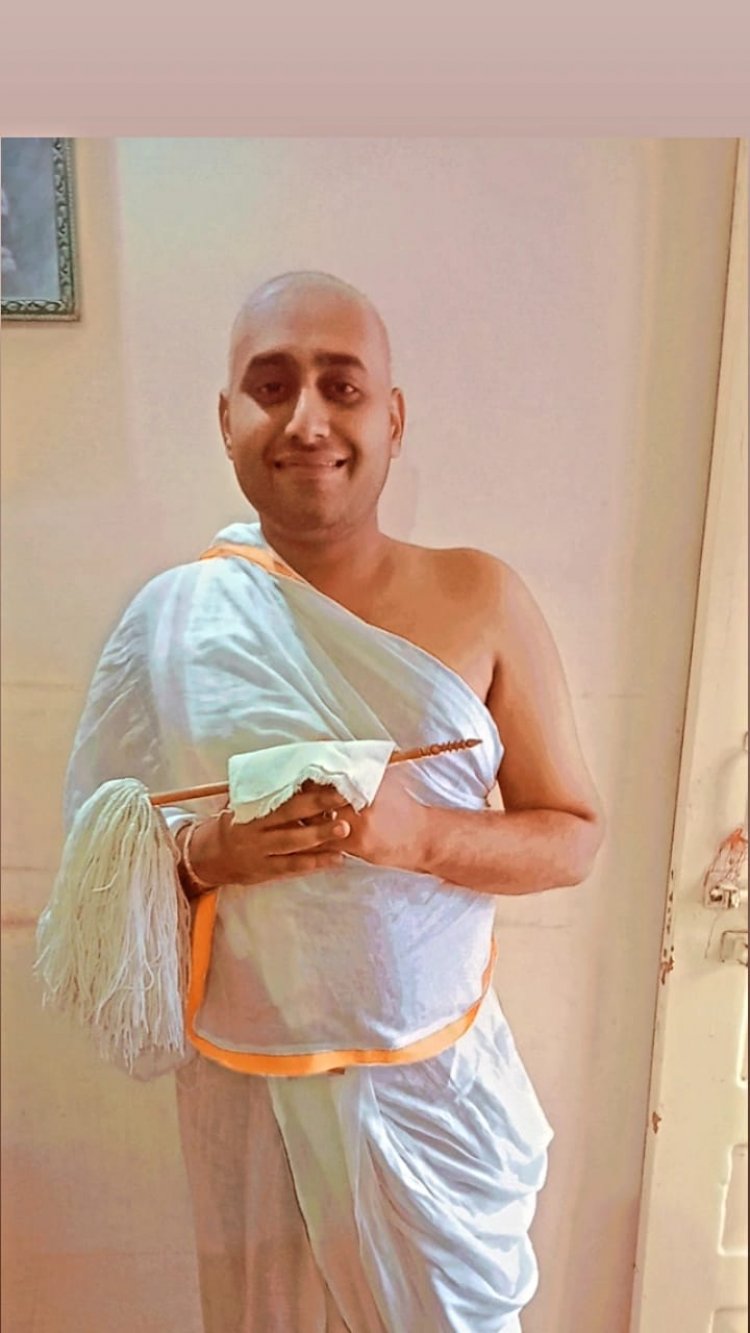 *जयेश जैन लुक्कड़* का केश लोचन हुवा *