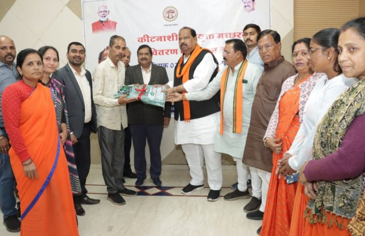 जिले में 2 लाख से अधिक मच्छरदानी होगी वितरित - डॉ प्रजापति