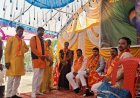पीपल खु टा में भाजपा नेताओं का हुआ सम्मान
