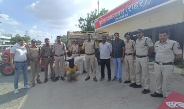 पानी के टैंकर मे भरकर मादक पदार्थ की तस्करी करते आरोपी को पकडा