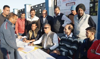 खेल चेतना मेला के पूर्व नेहरू स्टेडियम में तकनीकी कार्यशाला आयोजित