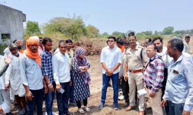 धार्मिक स्थल को हटाने पर समाजजनों में आक्रोश 