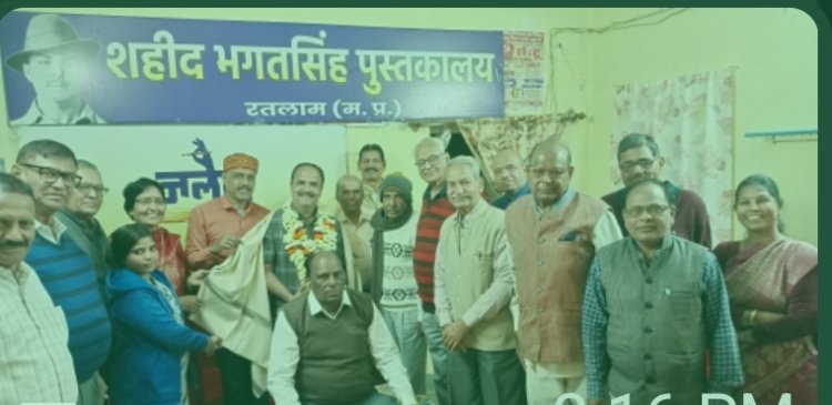 राष्ट्रपति पुरस्कार प्राप्त शिक्षक गजेंद्र सिंह राठौर का हुआ सम्मान