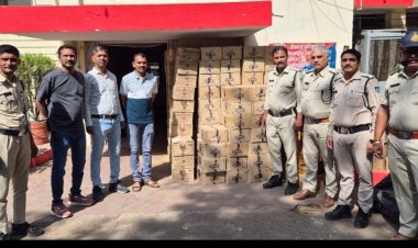 कंटेनर ट्रक से  अवैध बियर बरामद,पंजाब से महाराष्ट्र ले जा रहा था चालक