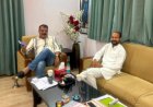 नेता प्रतिपक्ष उमंग सिंघार से विधायक कमलेश्वर डोडियार की महत्वपूर्ण मुलाकात