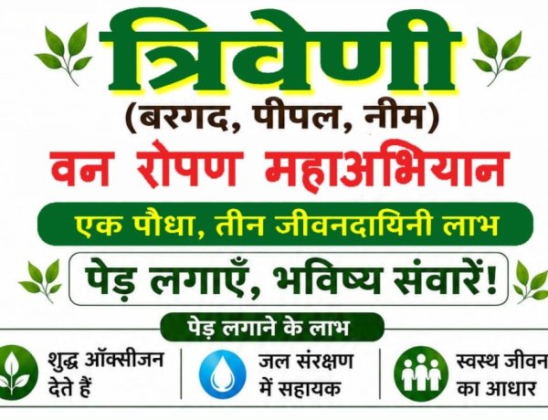 46.5° की तपिश से सबक ! रतलाम में चलेगा 'त्रिवेणी वन रोपण महाअभियान'