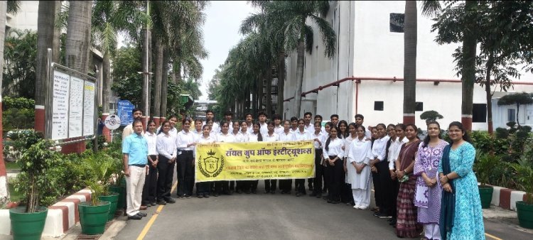 रॉयल कॉलेज के विद्यार्थियों का तकनीकी एक्सपोजर: इप्का में सीखीं डेटा प्राइवेसी, सर्वर कूलिंग और कॉर्पोरेट आईटी की बारीकियां