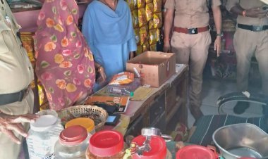  56 पाव देसी मदिरा प्लेन 15 लीटर हाथ भट्टी, 200 किलोग्राम लहान जब्त कर 5 पर कारवाही