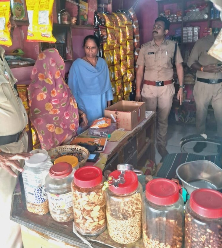  56 पाव देसी मदिरा प्लेन 15 लीटर हाथ भट्टी, 200 किलोग्राम लहान जब्त कर 5 पर कारवाही